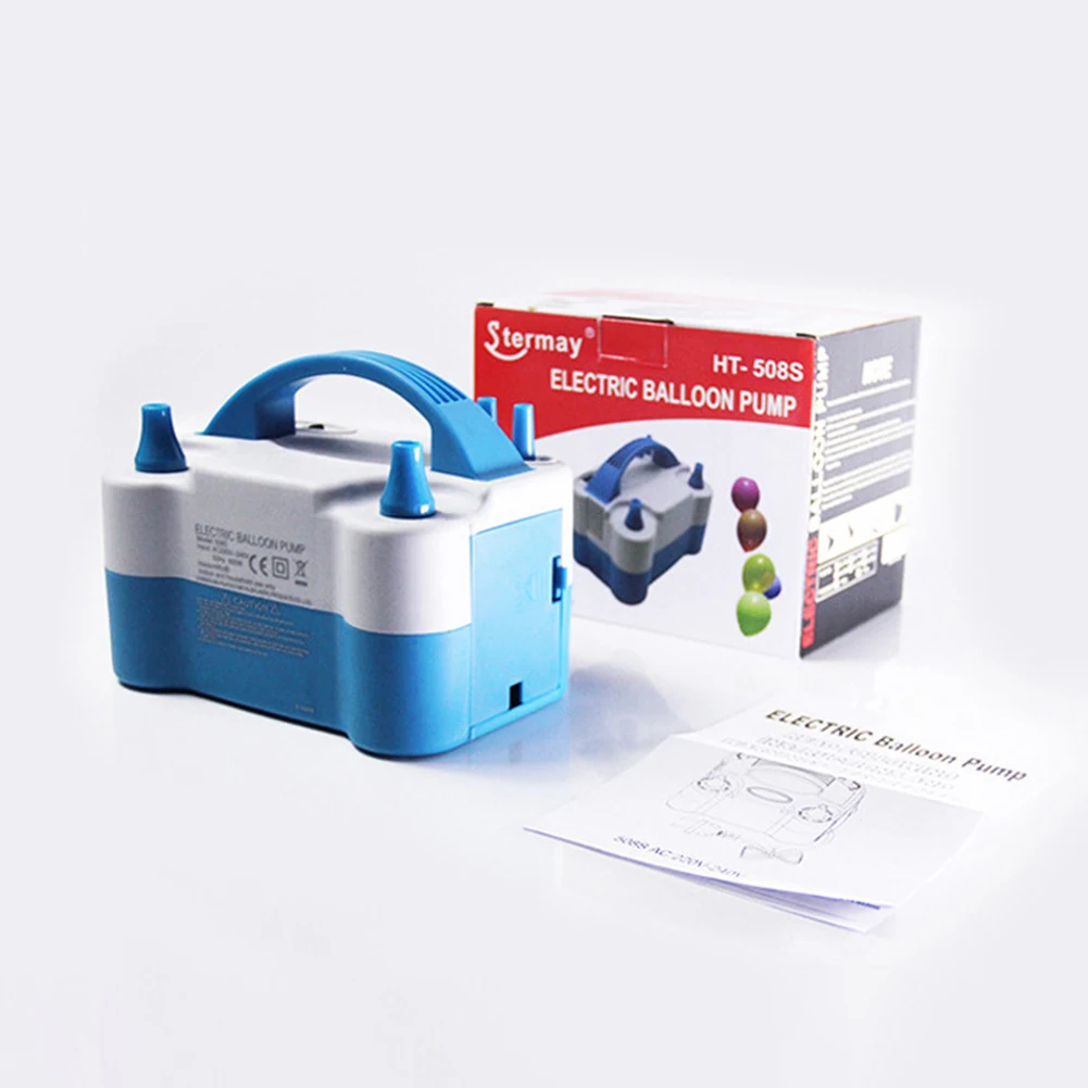 High Quality Air Pump Ball Pump AC 220-240v 600W Double-hole Balloon Inflator Electric Balloon Pump Sleeping Gear
High Quality Air Pump Ball Pump AC 220-240v 600W Double-hole Balloon Inflator Electric Balloon Pump Sleeping Gear