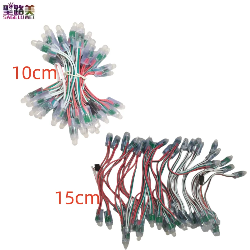 50pcs 12mm Led Pixel Light Module 10cm/15cm wires DC5V 2811 Full Color waterproof IP68 RGB Digital led string for Holiday Decora
50pcs 12mm Led Pixel Light Module 10cm/15cm wires DC5V 2811 Full Color waterproof IP68 RGB Digital led string for Holiday Decora