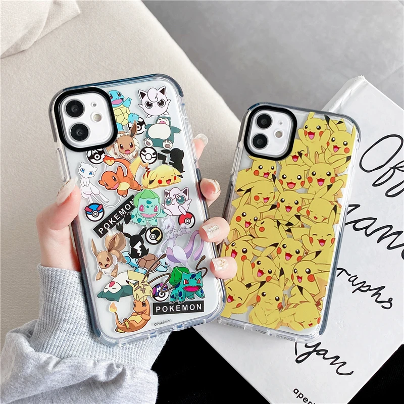 BANDAI Anime Pokemon Pikachu Phone Case For IPhone 11 12 7 8P X XR XS XS MAX 11 12 pro 13 Pro max 13 Pro Max Soft Shell
BANDAI Anime Pokemon Pikachu Phone Case For IPhone 11 12 7 8P X XR XS XS MAX 11 12 pro 13 Pro max 13 Pro Max Soft Shell