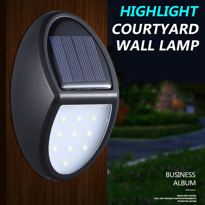 Outdoor LED Solar Wall Lights Waterproof Fence Lamp Security Lamp Garden Yard Fence Outdoor Wall-mounted LED Solar Lights
Outdoor LED Solar Wall Lights Waterproof Fence Lamp Security Lamp Garden Yard Fence Outdoor Wall-mounted LED Solar Lights