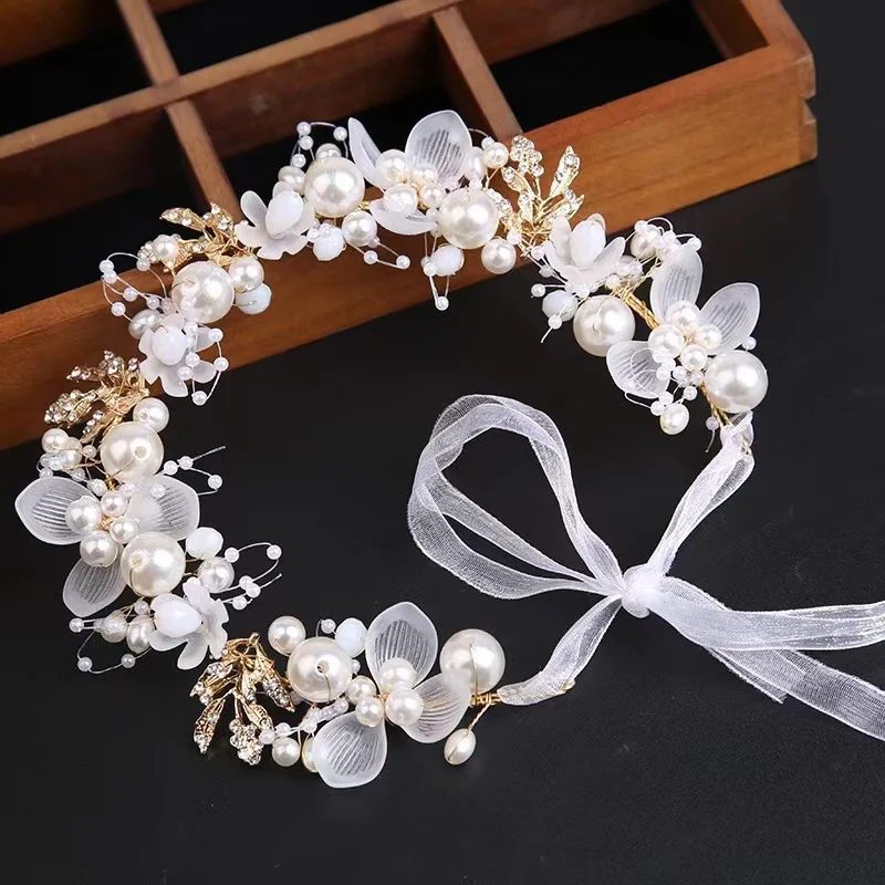 Wreath Bridal Wreath Headband Elegant Girl Bridal Imitation Pearl Hair Headdress Hair Jewelry For Wedding Flower Pearl Hair Ring
Wreath Bridal Wreath Headband Elegant Girl Bridal Imitation Pearl Hair Headdress Hair Jewelry For Wedding Flower Pearl Hair Ring