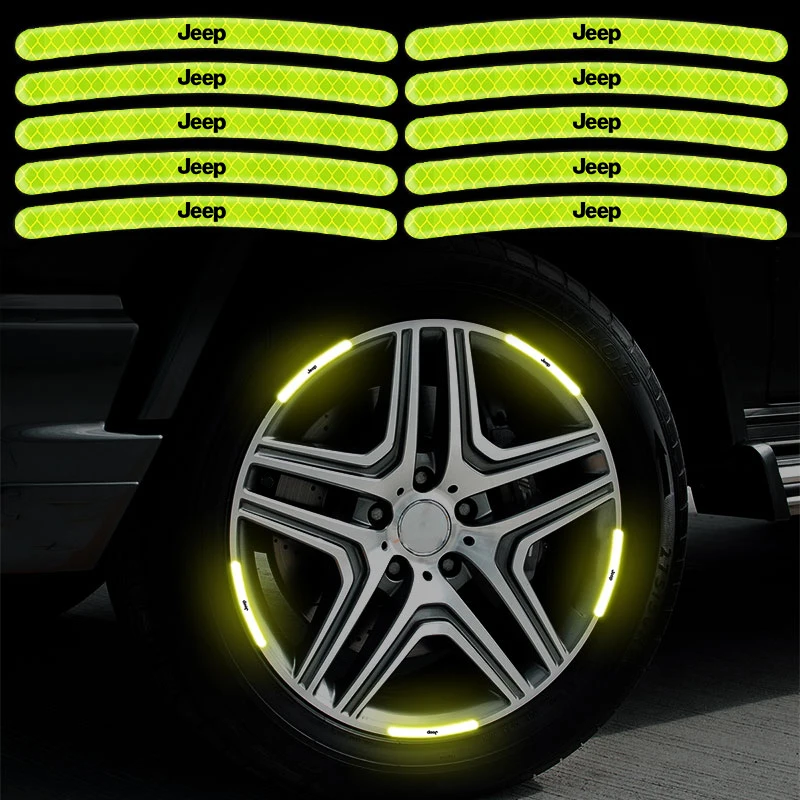 Car Wheel Hub Reflective Sticker Tire Rim Reflective Strips Luminous Sticker For Jeep Grand Cherokee Wk2 Wj Wrangler Jl Compass
Car Wheel Hub Reflective Sticker Tire Rim Reflective Strips Luminous Sticker For Jeep Grand Cherokee Wk2 Wj Wrangler Jl Compass