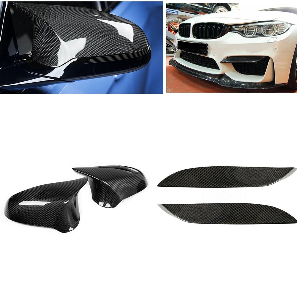 Carbon Fiber Rearview Mirror Cover & Front Fog Light Trim Spoiler Lip Side Air Vent Canards For BMW F80 M3 F82 M4 2015-2018
Carbon Fiber Rearview Mirror Cover & Front Fog Light Trim Spoiler Lip Side Air Vent Canards For BMW F80 M3 F82 M4 2015-2018