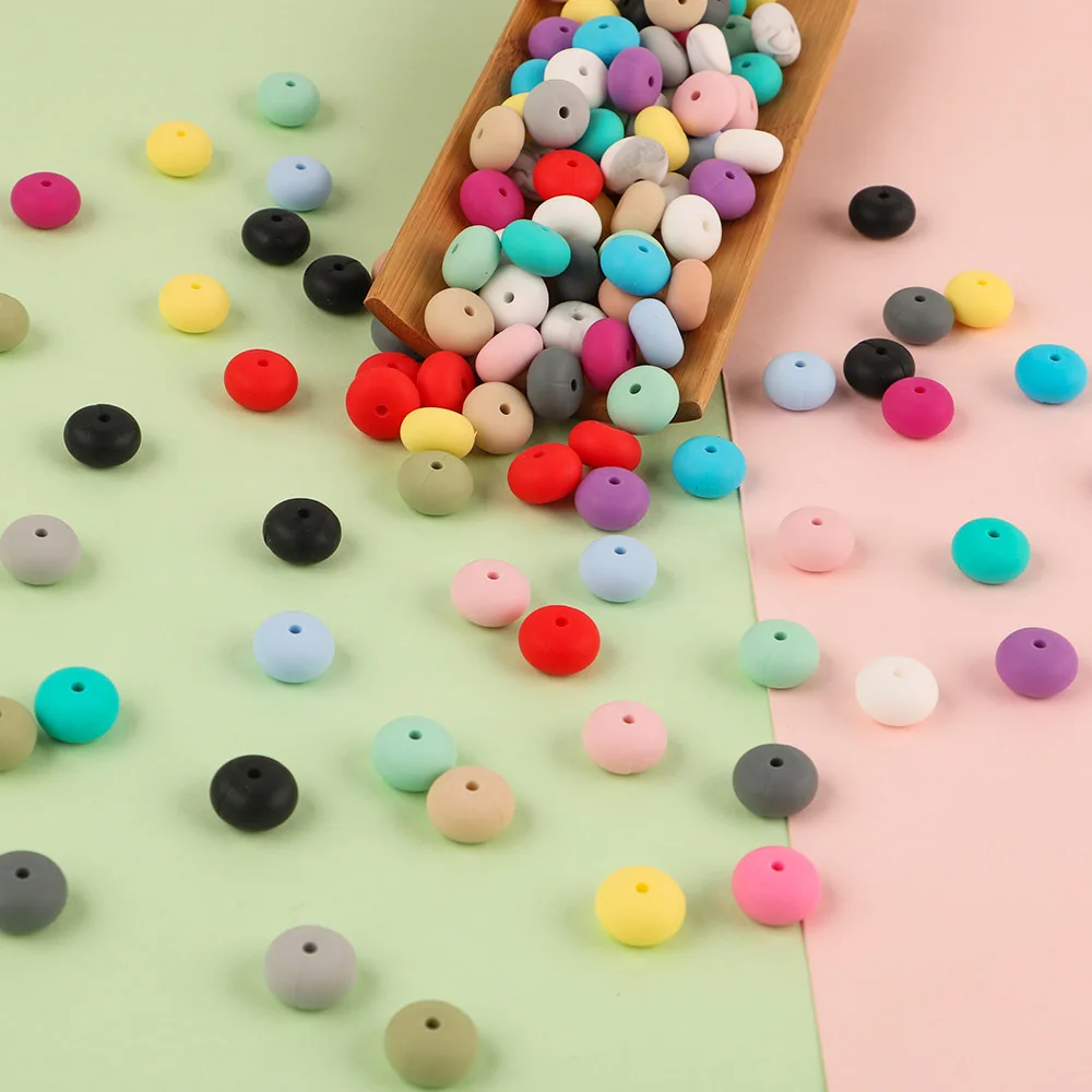 Sunrony 200Pcs 14mm Silicone Lentil Beads Baby Teeth Care Teething Ring Toy DIY Molar Pacifier Chain Bracelet Gift BPA Free
Sunrony 200Pcs 14mm Silicone Lentil Beads Baby Teeth Care Teething Ring Toy DIY Molar Pacifier Chain Bracelet Gift BPA Free