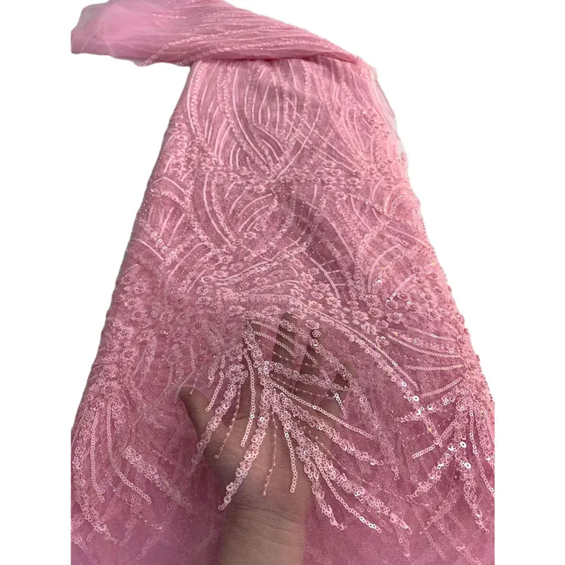 Peach Heavy Sequin Beaded Lace Fabric Luxury Hand Embroidered French Mesh Nigerian Lace Fabric Wedding Dresses 2022 Latest
Peach Heavy Sequin Beaded Lace Fabric Luxury Hand Embroidered French Mesh Nigerian Lace Fabric Wedding Dresses 2022 Latest