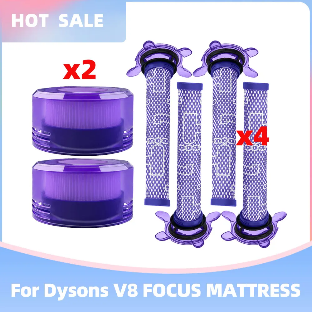 Compatible For Dyson V8 FOCUS MATTRESS Vacuum Cleaner Pre Post Filter Replacement Parts Accessory
Compatible For Dyson V8 FOCUS MATTRESS Vacuum Cleaner Pre Post Filter Replacement Parts Accessory