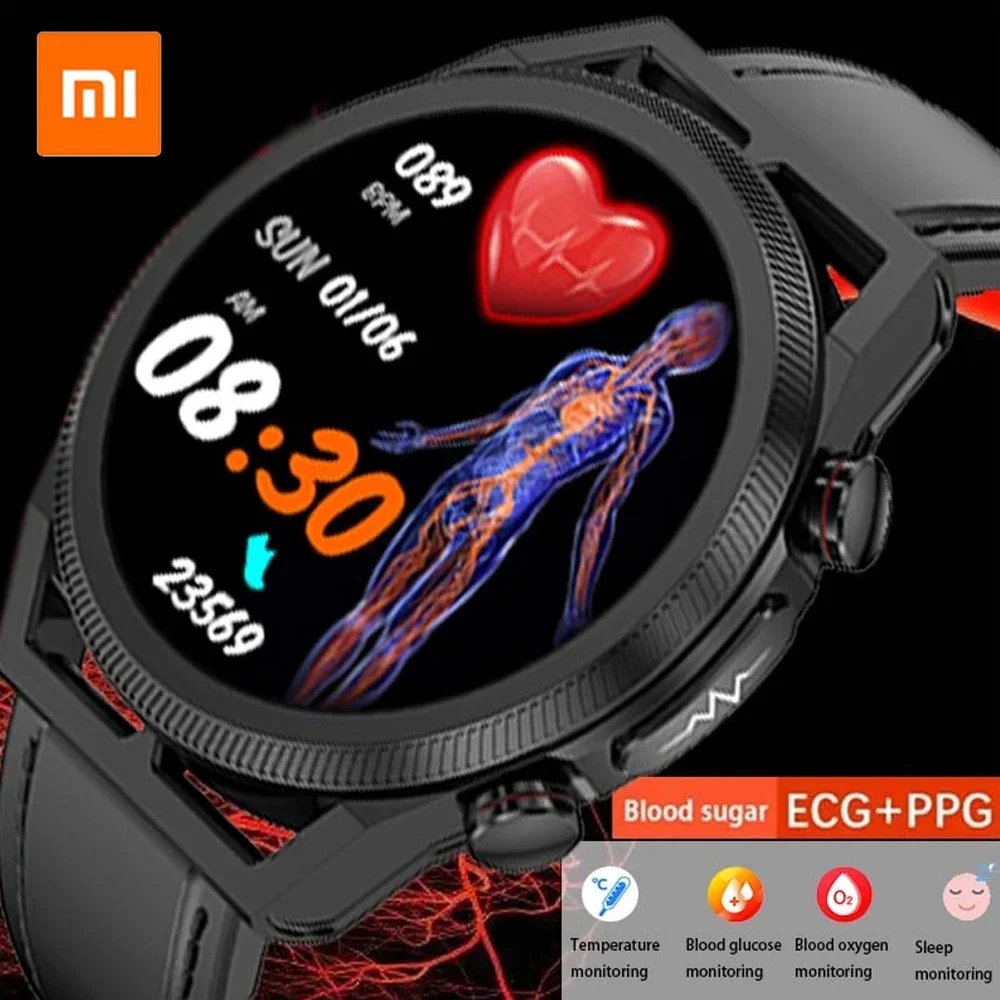 XIAOMI 2023 ECG Smart Watch Men Bluetooth Call Blood Oxygen Glucose Pressure Lipid Monitoring HRV Report Women Sports Smartwatch
XIAOMI 2023 ECG Smart Watch Men Bluetooth Call Blood Oxygen Glucose Pressure Lipid Monitoring HRV Report Women Sports Smartwatch