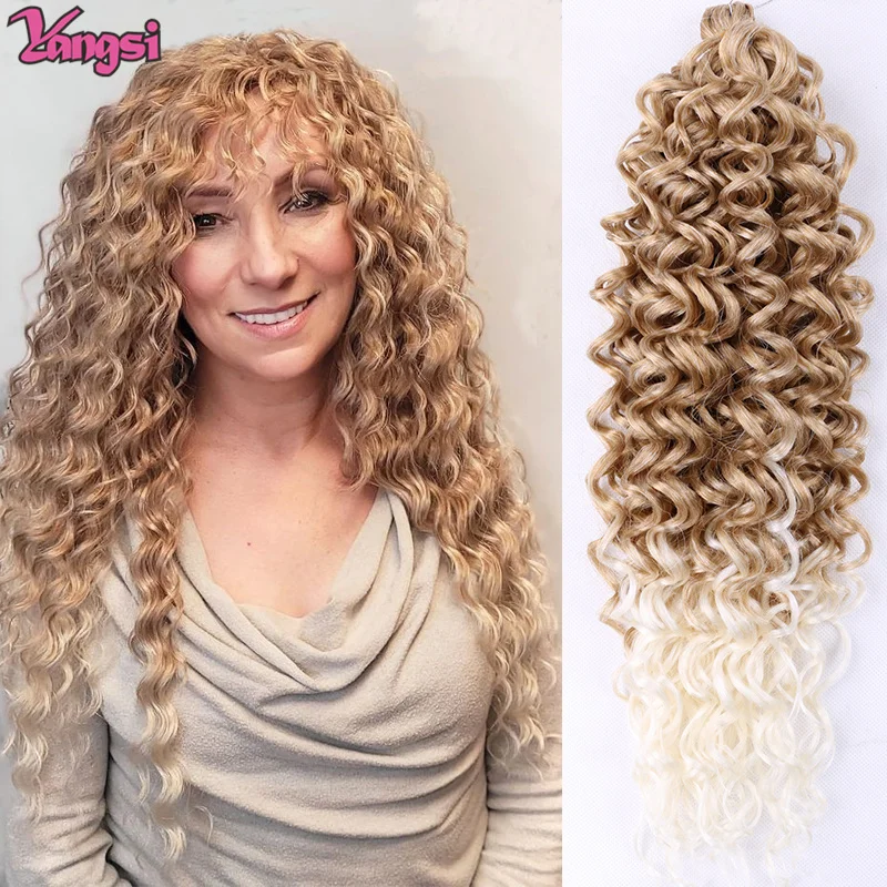 Full Star Ocean Wave Braiding Hair Extension Crochet Braids Synthetic Hair Hawaii Afro Curl Ombre Curly Blonde Water Wave Braid
Full Star Ocean Wave Braiding Hair Extension Crochet Braids Synthetic Hair Hawaii Afro Curl Ombre Curly Blonde Water Wave Braid