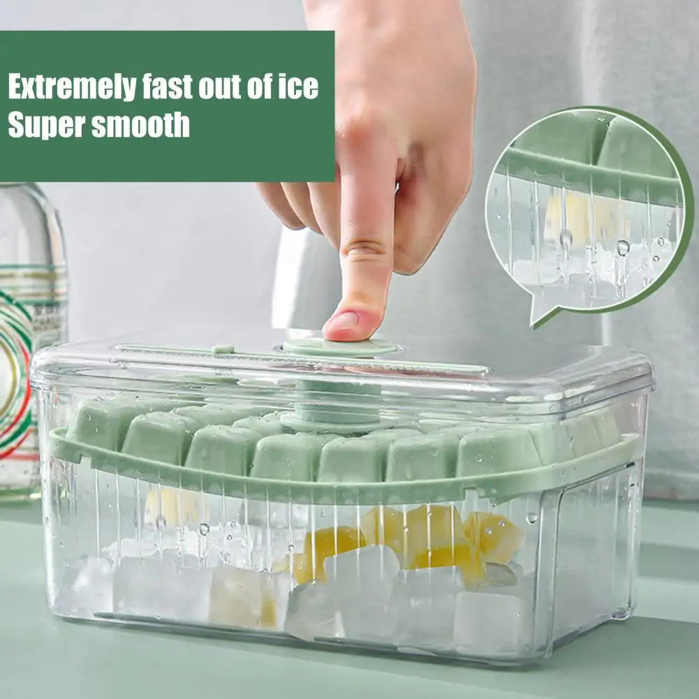 Ice Tray Mold 1 Set Useful Food Grade Lightweight Ice Maker Tray with Shovel Kitchen Supplies
Ice Tray Mold 1 Set Useful Food Grade Lightweight Ice Maker Tray with Shovel Kitchen Supplies