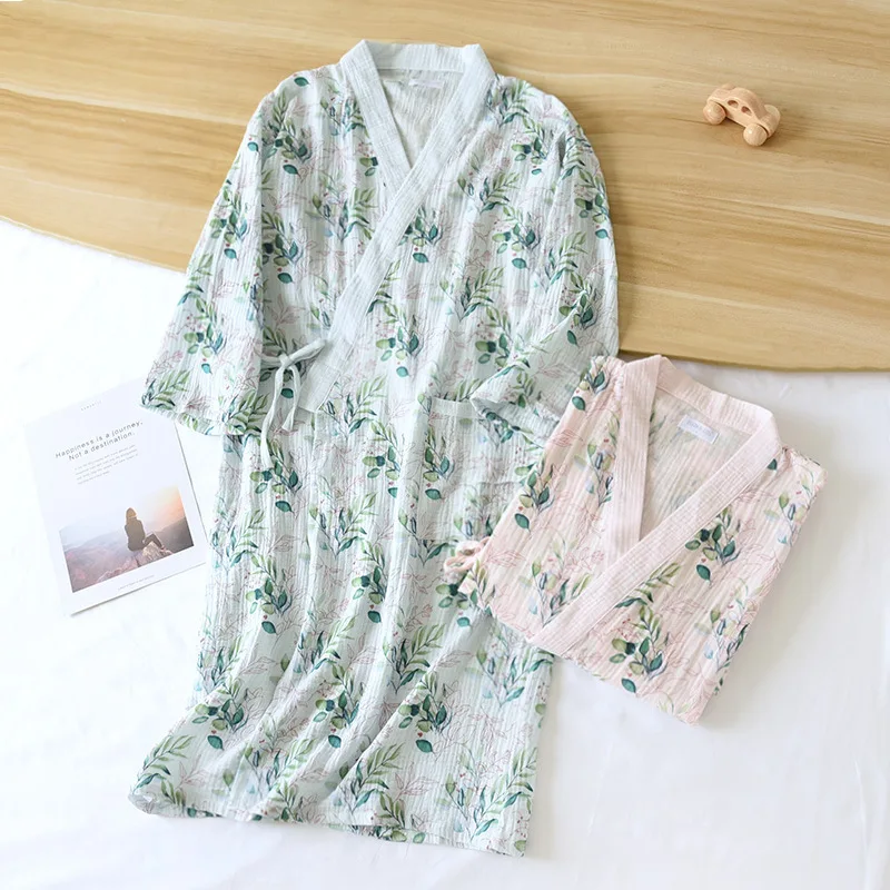 Floral Printed Robes For Women Sexy V-Neck Long Sleeve Kimono Women Night Dress Robe De Chambre Pour Femme
Floral Printed Robes For Women Sexy V-Neck Long Sleeve Kimono Women Night Dress Robe De Chambre Pour Femme