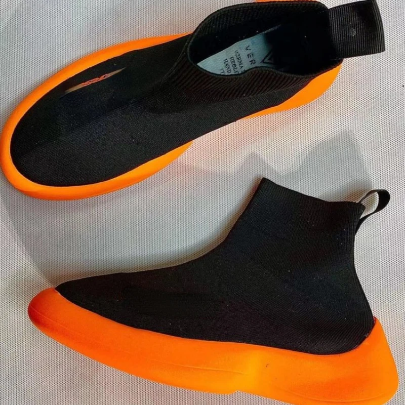 Fashion Casual Shoes Women's High Top Unisex Sneakers Women's Outdoor Socks Shoes Soft Sports Training Black White Boots 36-45
Fashion Casual Shoes Women's High Top Unisex Sneakers Women's Outdoor Socks Shoes Soft Sports Training Black White Boots 36-45