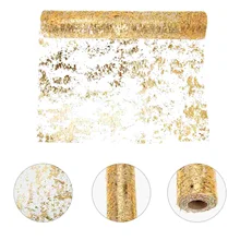 Table Runner Runners Gold Sequin Glitter Metallic Mesh Centerpieces Long Wedding Party Vintage Kitchen Tablecloth Rustic Sparkly