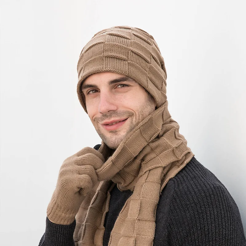 Men & Women Winter Knit Hat Beanie Long Scarf Touchscreen Gloves Set Skull Cap Neck Warmer Gloves Set with Fleece Lined
Men & Women Winter Knit Hat Beanie Long Scarf Touchscreen Gloves Set Skull Cap Neck Warmer Gloves Set with Fleece Lined
