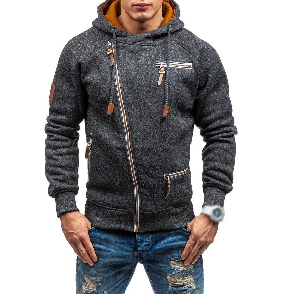 Fashion Men's Warm Side Zip Design Hoodies Sweater Jacket Hooded Coats Athletic Sports Pullover Sweatshirt Outwear Men Hoodies
Fashion Men's Warm Side Zip Design Hoodies Sweater Jacket Hooded Coats Athletic Sports Pullover Sweatshirt Outwear Men Hoodies