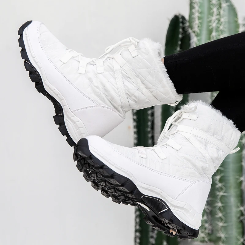 White Boots 2021 Women Winter Warm Snow Boots Shoes Waterproof Fur Lined Frosty Warm Anti-Slip Furry Ankle Shoes Outdoor Mujer
White Boots 2021 Women Winter Warm Snow Boots Shoes Waterproof Fur Lined Frosty Warm Anti-Slip Furry Ankle Shoes Outdoor Mujer