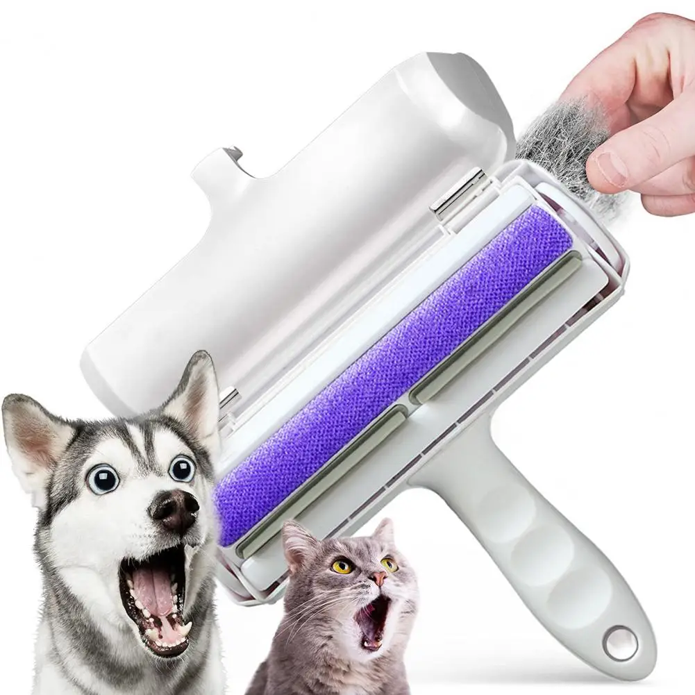 Pet Hair Remover Portable Wear-resistant Reusable Labor-saving Anti-scratch Plastic High Strength Pet Lint Roller for Home
Pet Hair Remover Portable Wear-resistant Reusable Labor-saving Anti-scratch Plastic High Strength Pet Lint Roller for Home