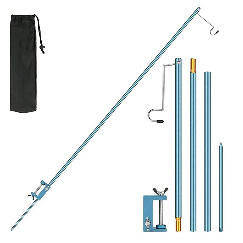Camping Lantern Stand, 47 Inch Collapsible Aluminum Alloy Lamp Stand With Stake And Hook, Height Adjustable Lantern Pole
Camping Lantern Stand, 47 Inch Collapsible Aluminum Alloy Lamp Stand With Stake And Hook, Height Adjustable Lantern Pole