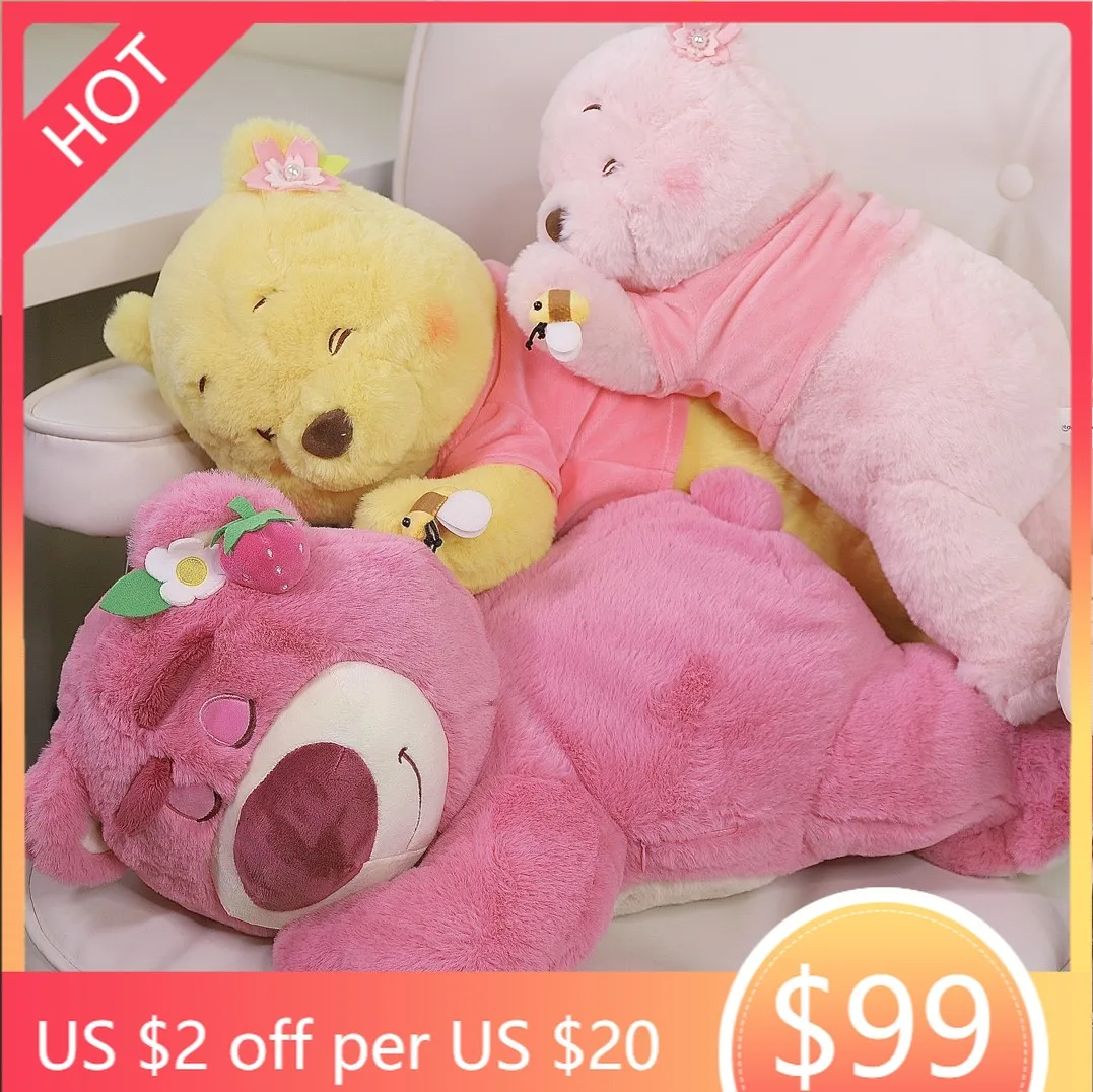 

Genuine Disney Pooh Winnie the Pooh Doll with Scented Bear Pupu Catching Bee Plush Toy Girlfriend Gift anime plushie