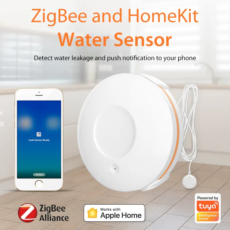NEO Tuya Apple HomeKit and ZigBee Intelligent Overflow Detector Immersion Full Water Level Transmission Sensilla
NEO Tuya Apple HomeKit and ZigBee Intelligent Overflow Detector Immersion Full Water Level Transmission Sensilla