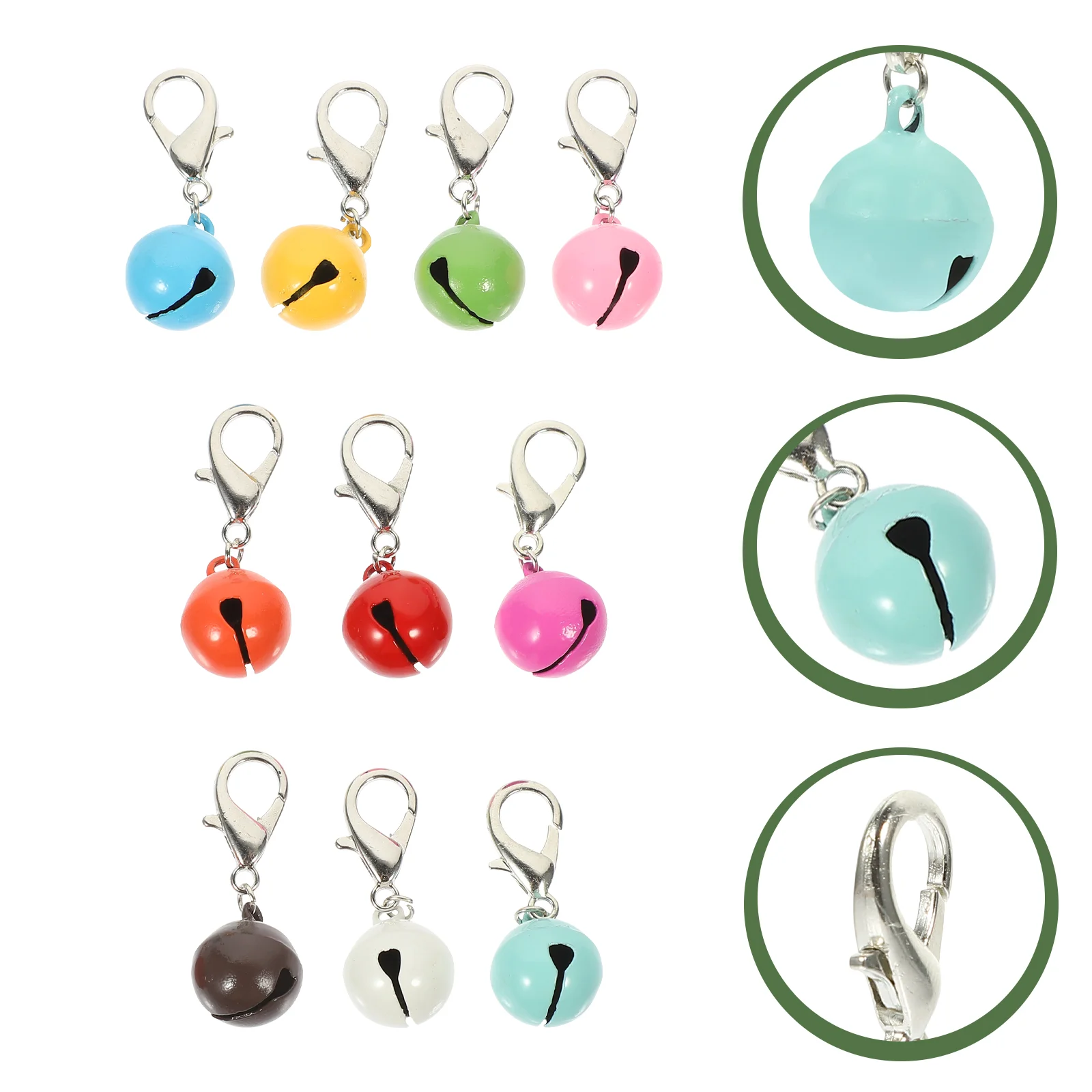 10 Pcs Pet Collar Bell Dainty Necklace Dog Doorbell Little Bell Bells Metal Puppy Doorbell Kitten Collar Bells
10 Pcs Pet Collar Bell Dainty Necklace Dog Doorbell Little Bell Bells Metal Puppy Doorbell Kitten Collar Bells