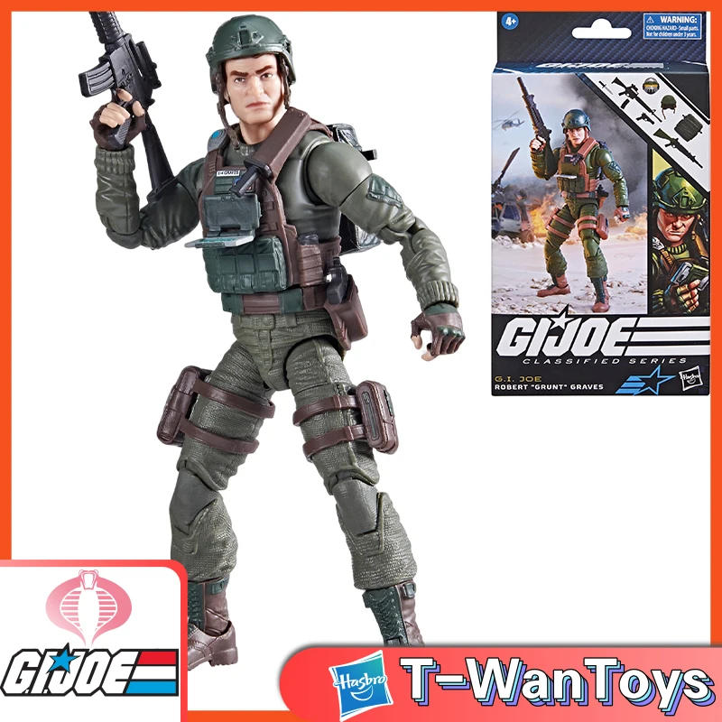 New Hasbro G.I. Joe Classified Series Robert "grunt" Graves, 87 6-Inch (15Cm) Action Figure with 8 Accessories Unopened
New Hasbro G.I. Joe Classified Series Robert "grunt" Graves, 87 6-Inch (15Cm) Action Figure with 8 Accessories Unopened