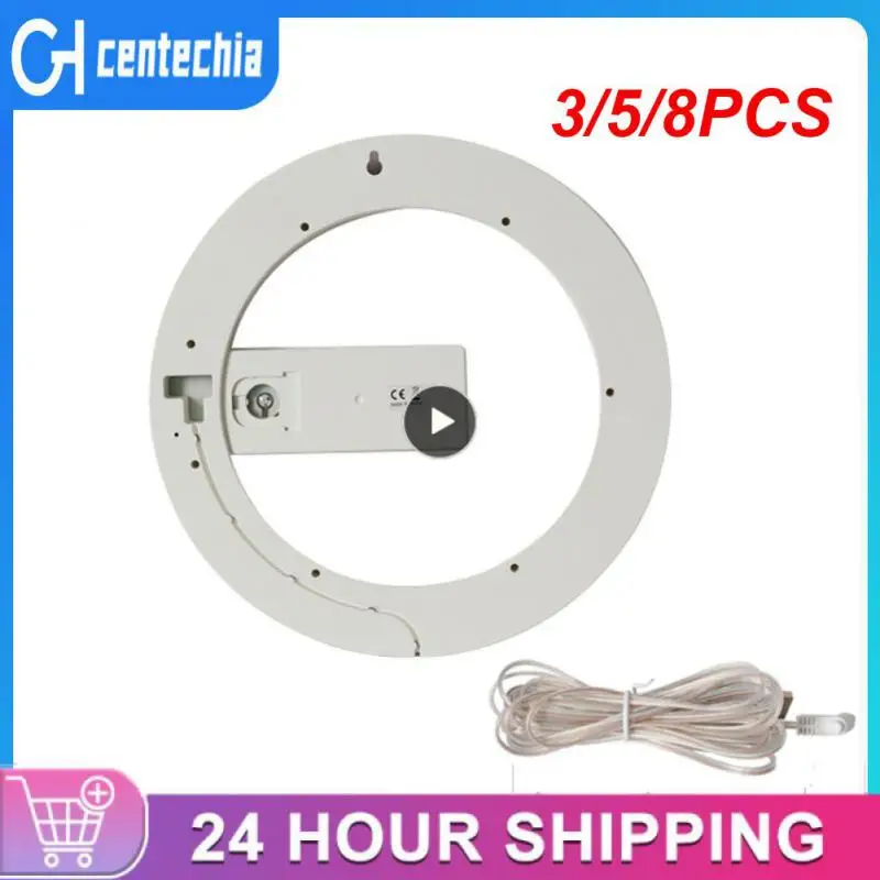 3/5/8PCS White Products Remote Control Remote Control Alarm Clock Alarm Clock And Snooze Function Digital Mirror Wall Clock 710g
3/5/8PCS White Products Remote Control Remote Control Alarm Clock Alarm Clock And Snooze Function Digital Mirror Wall Clock 710g
