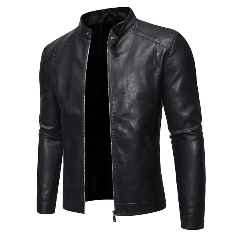 2022 Men Faux Leather Jacket Motorcycle 5XL Men's Jackets Black Jaqueta De Couro Masculina Outwear Male PU Leather Coats
2022 Men Faux Leather Jacket Motorcycle 5XL Men's Jackets Black Jaqueta De Couro Masculina Outwear Male PU Leather Coats