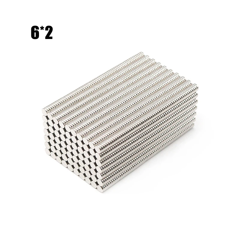 50/100/150/200 Pcs 6x2mm Super Strong Neodymium Magnet Round N35 NdFeB Magnet Rare Earth Magnet Permanent Magnetic imanes Disc
50/100/150/200 Pcs 6x2mm Super Strong Neodymium Magnet Round N35 NdFeB Magnet Rare Earth Magnet Permanent Magnetic imanes Disc