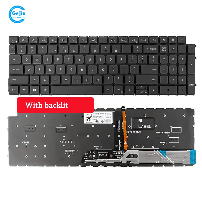 New Original Laptop Keyboard For DELL Inspiron 3511 3515 Inspiron 15 5515 5510 7510 16 Plus 7610 With Backlight
New Original Laptop Keyboard For DELL Inspiron 3511 3515 Inspiron 15 5515 5510 7510 16 Plus 7610 With Backlight