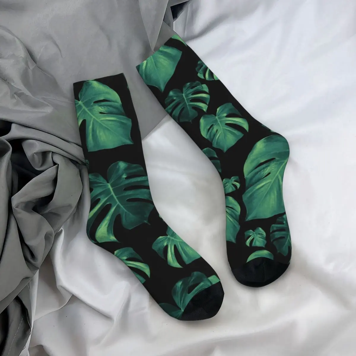 Tropical Monstera Socks Green Leaves Print Unisex Fun Mid Stockings Large Chemical Fiber Modern Gym Socks
Tropical Monstera Socks Green Leaves Print Unisex Fun Mid Stockings Large Chemical Fiber Modern Gym Socks