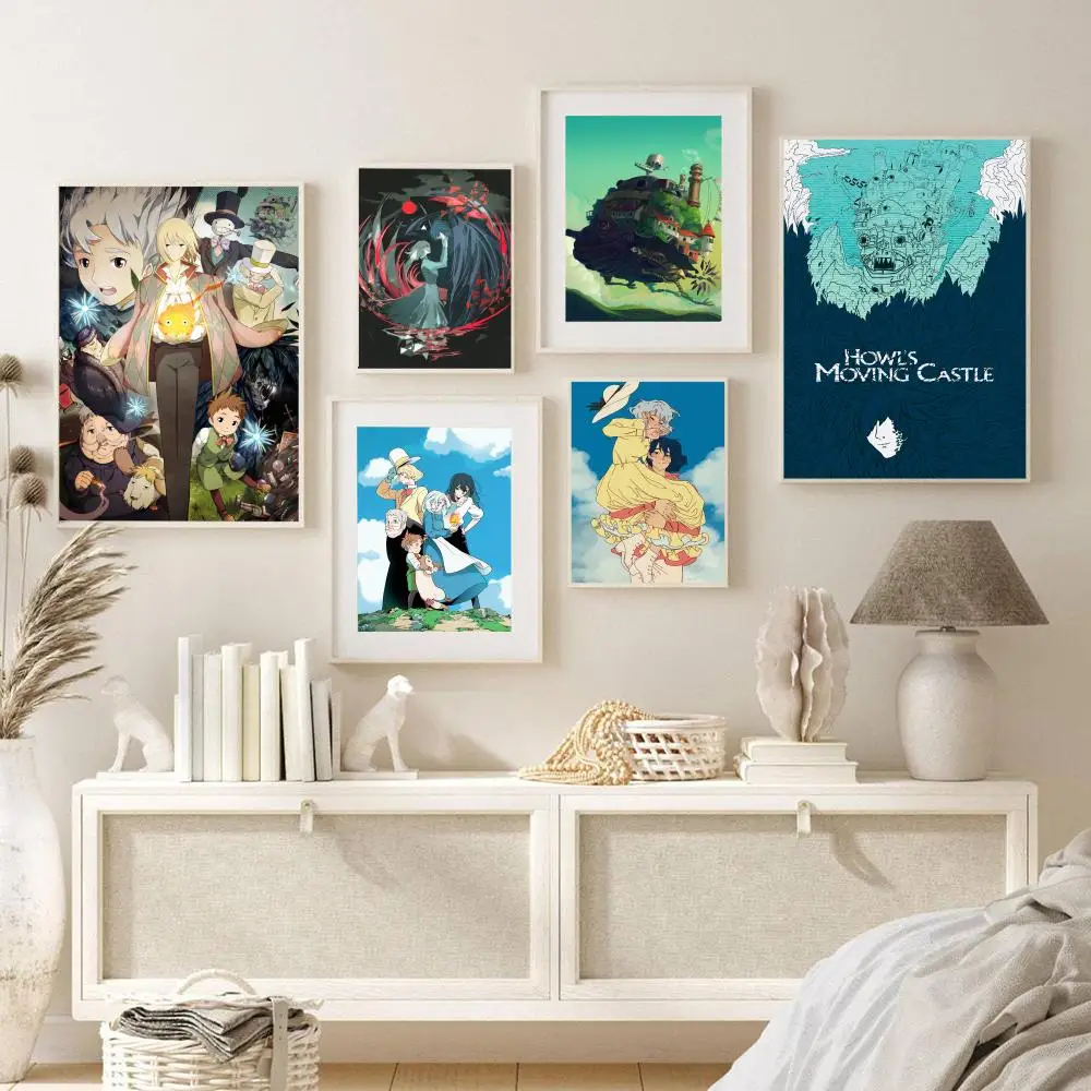 Howl Moving Castle Poster Self-adhesive Art Poster Retro Kraft Paper Sticker DIY Room Bar Cafe Vintage Decorative Paint
Howl Moving Castle Poster Self-adhesive Art Poster Retro Kraft Paper Sticker DIY Room Bar Cafe Vintage Decorative Paint
