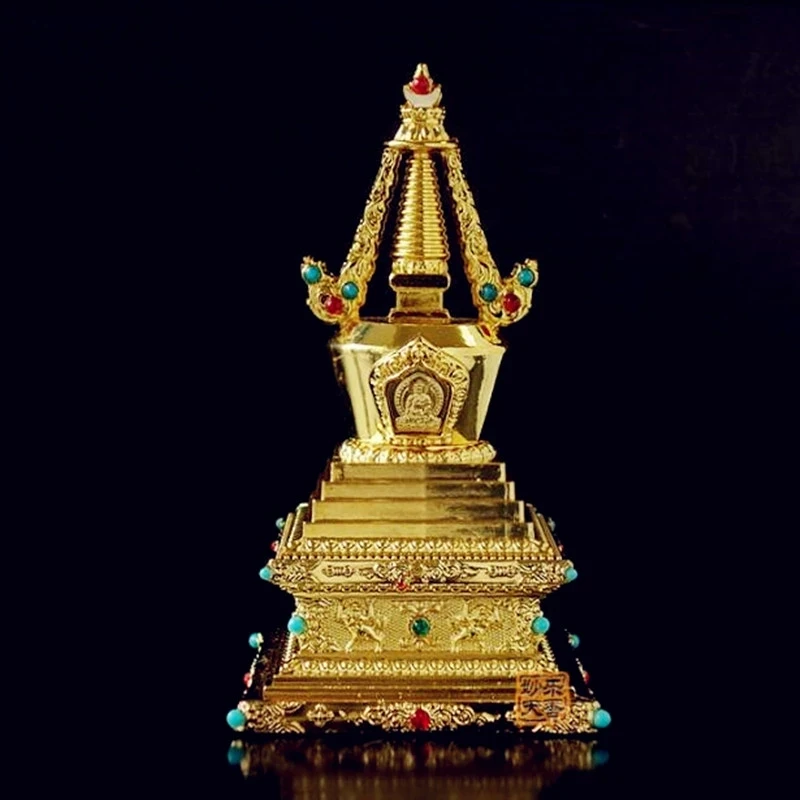 Blessing 12cm exquisite sheet metal does not fade Tantric repair method Zengfu hard alloy Bodhi tower stupa free ship
Blessing 12cm exquisite sheet metal does not fade Tantric repair method Zengfu hard alloy Bodhi tower stupa free ship
