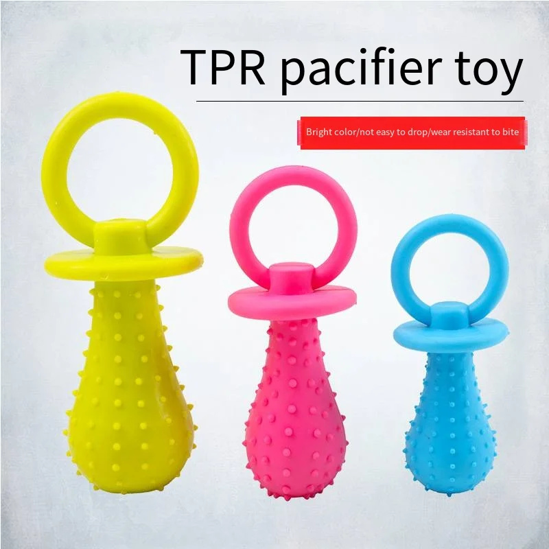 TPR Solid Color Wear-resistant biting Teeth Cleaning Environmental Protection Pet Pacifier Gnawing Toys Household Dog Products
TPR Solid Color Wear-resistant biting Teeth Cleaning Environmental Protection Pet Pacifier Gnawing Toys Household Dog Products
