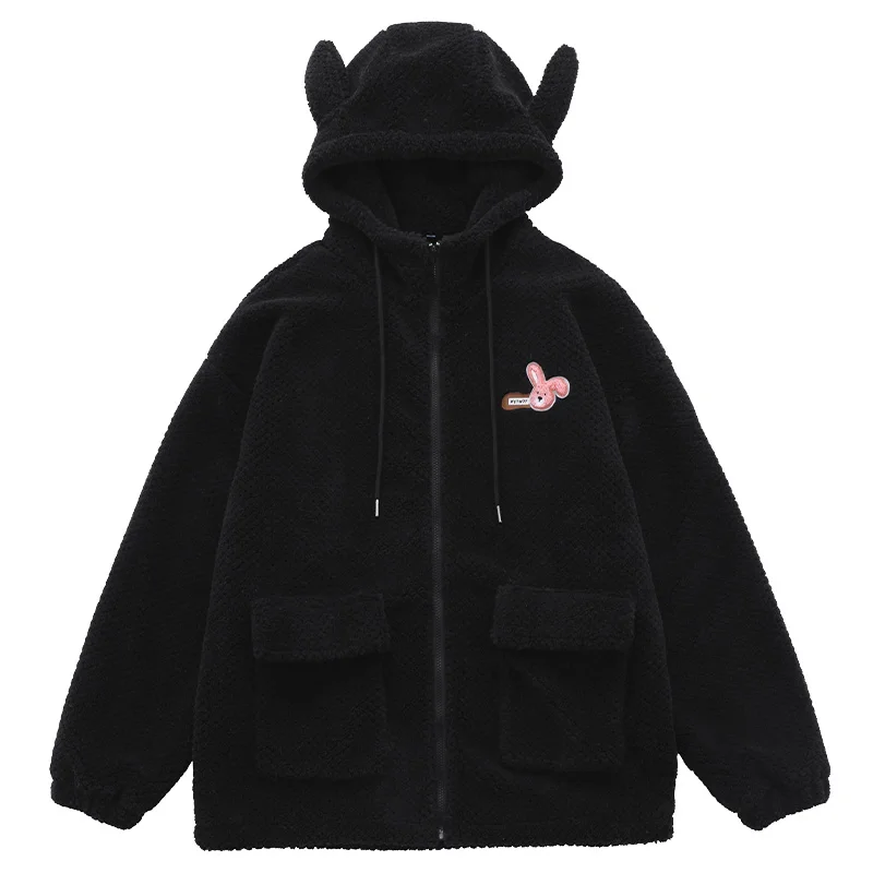 Fashion Brand Design Sense Of Creative Fun Flocking Lamb Coat Female Winter College Wind Matching Couples Cotton Clothing Pink
Fashion Brand Design Sense Of Creative Fun Flocking Lamb Coat Female Winter College Wind Matching Couples Cotton Clothing Pink