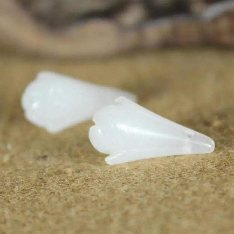 19*9*9mm Natural Hetian Jade White Nephrite Orchid Flower Beads For Jewelry Making Diy Bracelet Beaded Necklace Charm Accessorie
19*9*9mm Natural Hetian Jade White Nephrite Orchid Flower Beads For Jewelry Making Diy Bracelet Beaded Necklace Charm Accessorie