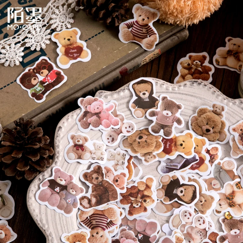 Decor 46pcs Cute Bear Kawaii Creative Mini Sticker Decoration Diy Ablum Diary Scrapbooking Label Sticker Stationery Supplies
Decor 46pcs Cute Bear Kawaii Creative Mini Sticker Decoration Diy Ablum Diary Scrapbooking Label Sticker Stationery Supplies