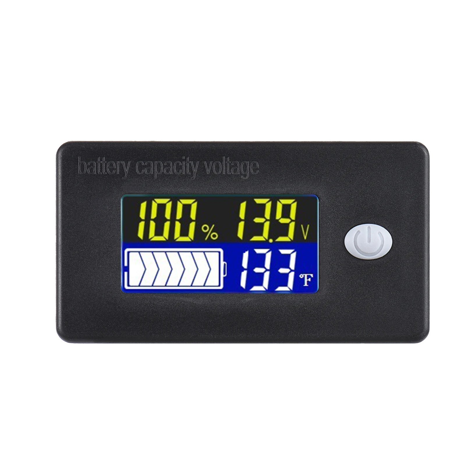 Battery Capacity Voltage Indicator Meter 60V Lithium Battery Capacity Monitor Electricity Meter Voltmeter and Thermometer
Battery Capacity Voltage Indicator Meter 60V Lithium Battery Capacity Monitor Electricity Meter Voltmeter and Thermometer