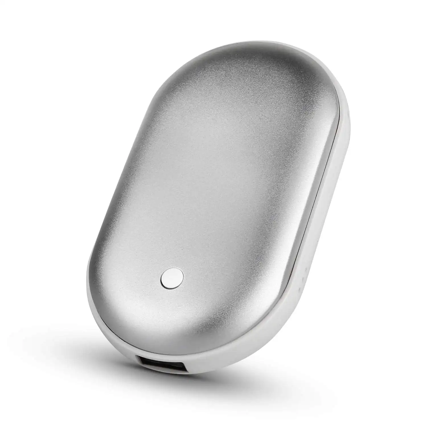 Sky Genius USB Перезаряжаемый химический обогреватель для рук 5200 мАч Карманный нагреватель внешний аккумулятор, серебристый
Sky Genius USB Перезаряжаемый химический обогреватель для рук 5200 мАч Карманный нагреватель внешний аккумулятор, серебристый