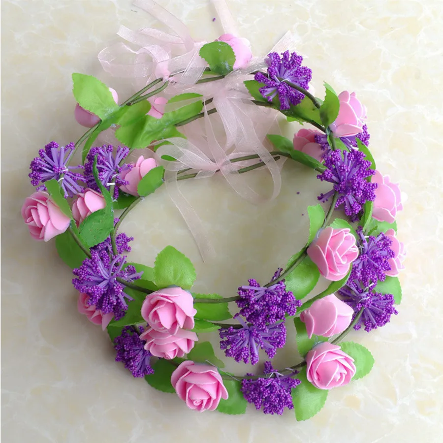 Floral Bridal Headband Hairband Wedding Party ponytail holder elastic hair band ties headwear hair accessories 3pcs FD19
Floral Bridal Headband Hairband Wedding Party ponytail holder elastic hair band ties headwear hair accessories 3pcs FD19