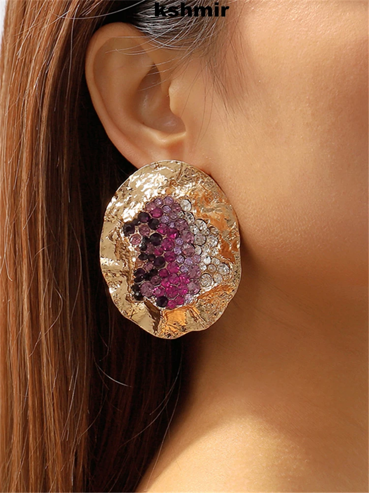 kshmir 2023 Exaggerated temperament irregular round earrings female stud jewelry accessories wholesale
kshmir 2023 Exaggerated temperament irregular round earrings female stud jewelry accessories wholesale