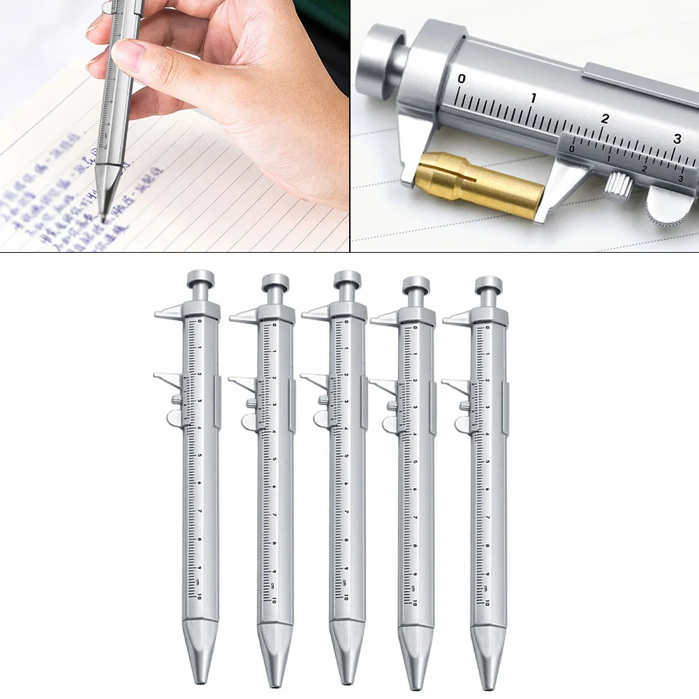 5pcs Multifunction Gel Ink Pen Vernier Caliper Roller Ball Pen Vernier Caliper 1.0mm For Measuring And Writing Measuring Tools
5pcs Multifunction Gel Ink Pen Vernier Caliper Roller Ball Pen Vernier Caliper 1.0mm For Measuring And Writing Measuring Tools