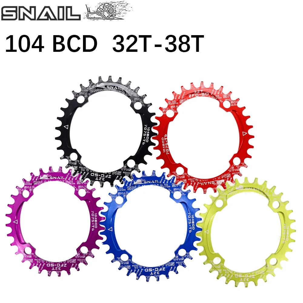 MTB Bike Chainwheel Oval Narrow Wide 104BCD Ultralight Chain Wheel Aluminum Alloy 32T 34T 36T 38T Bicycle Chainring
MTB Bike Chainwheel Oval Narrow Wide 104BCD Ultralight Chain Wheel Aluminum Alloy 32T 34T 36T 38T Bicycle Chainring