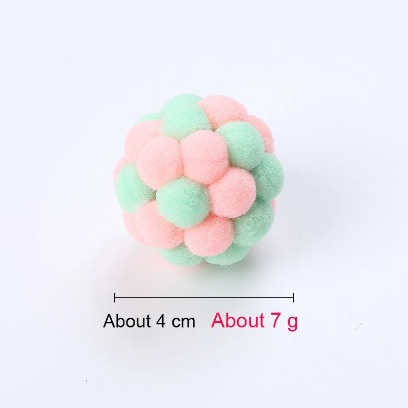 1pc 7 Colors Mini Soft Baby Bell Ball Funny Pet Supplies Cat Toy Small Diameter Hand-made Colorful Bell Ball For Kids Gift
1pc 7 Colors Mini Soft Baby Bell Ball Funny Pet Supplies Cat Toy Small Diameter Hand-made Colorful Bell Ball For Kids Gift