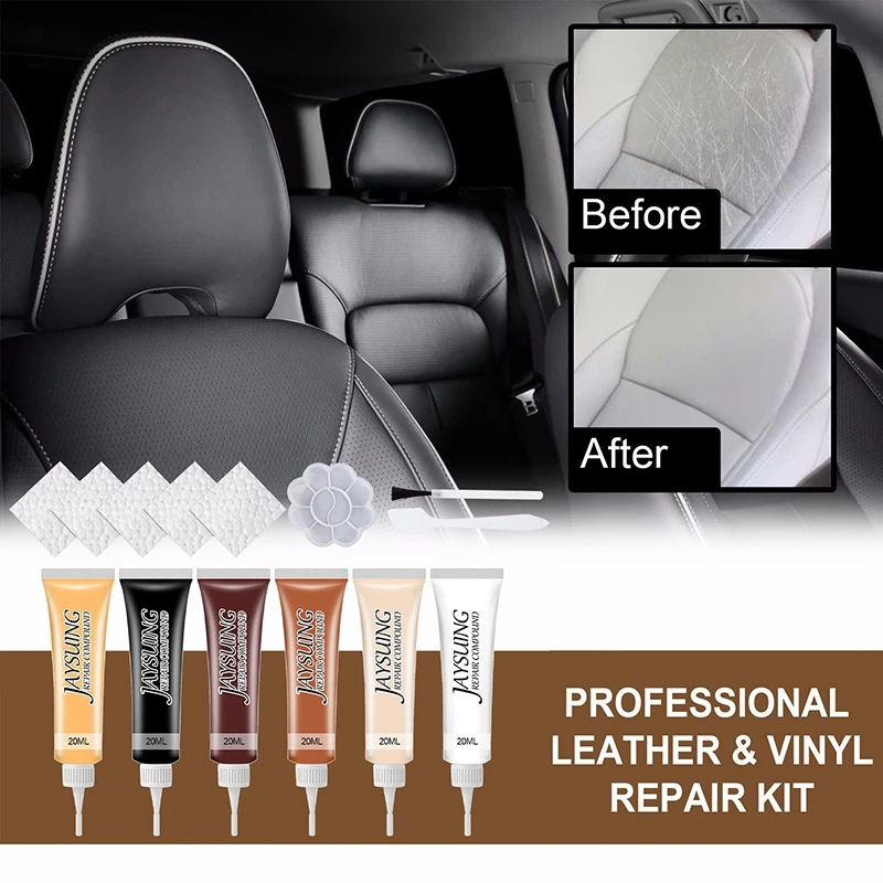 Leather Repair Gel Multi-color Car Seat Repair Scratch Crack Remover Home Seat Leather Complementary Refurbish Repair Kit 20ML
Leather Repair Gel Multi-color Car Seat Repair Scratch Crack Remover Home Seat Leather Complementary Refurbish Repair Kit 20ML
