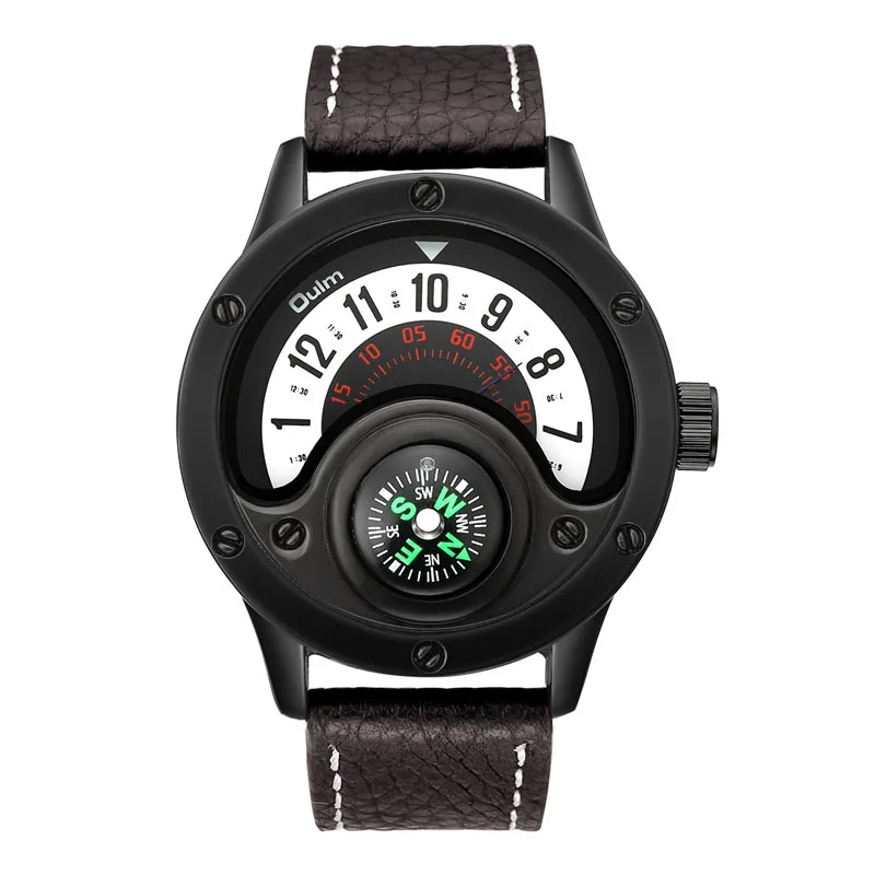 Genuine Leather Men's Watch Quartz Watch Fashion Trend Men's Military Watch Compass Sports Watch
Genuine Leather Men's Watch Quartz Watch Fashion Trend Men's Military Watch Compass Sports Watch