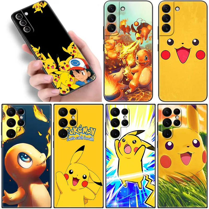 Anime Pikachu Pokemon Phone Case For Samsung Galaxy S22 S21 Ultra S20 FE S8 S9 S10E S10 Plus Lite S7 Edge 5G Black Soft Cover
Anime Pikachu Pokemon Phone Case For Samsung Galaxy S22 S21 Ultra S20 FE S8 S9 S10E S10 Plus Lite S7 Edge 5G Black Soft Cover