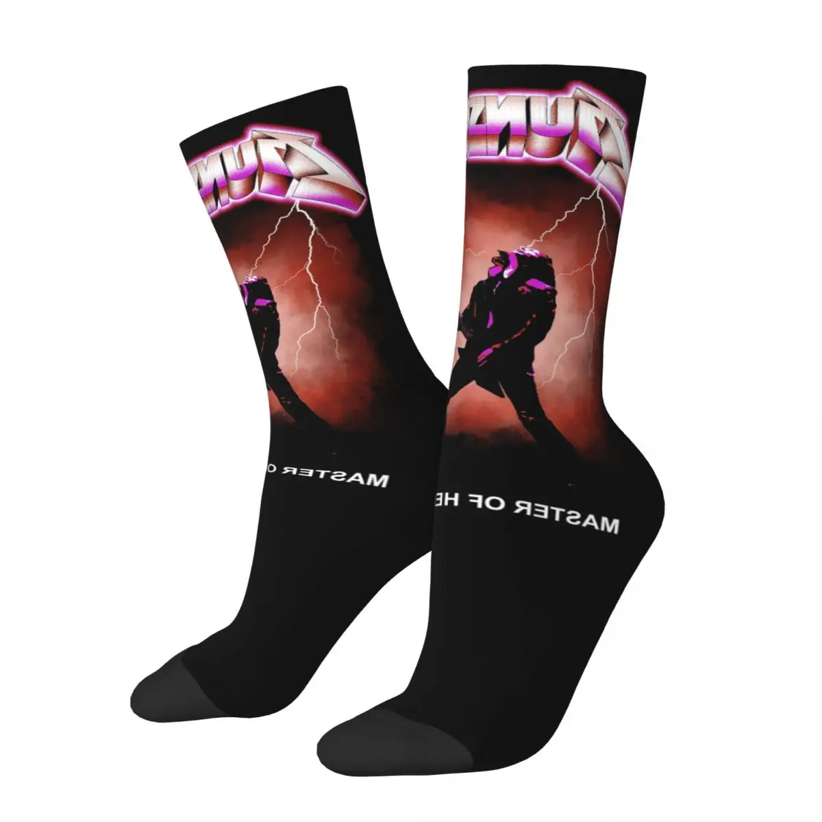 

Eddie Munson Heavy Metal Stranger Things Merch Socks Cozy Sport Long Socks Comfortable for Unisex Gifts