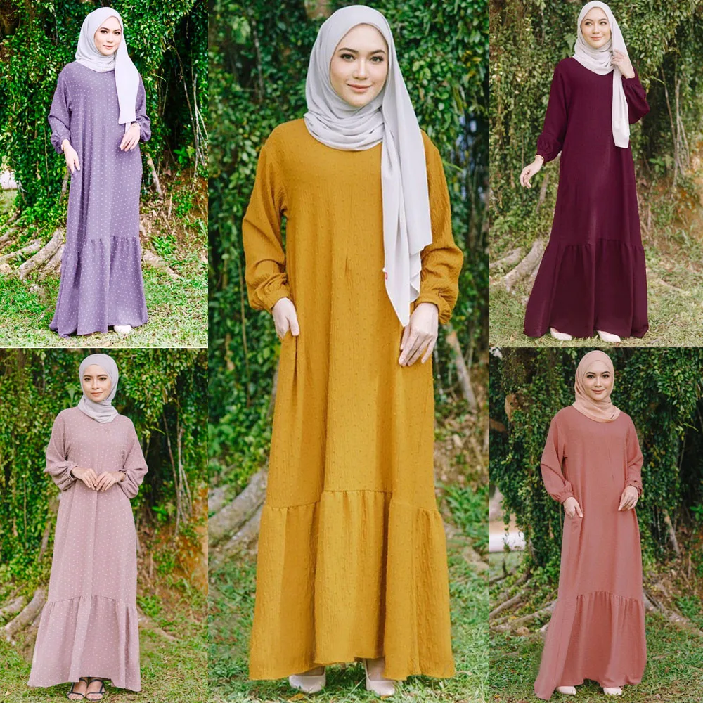 Ramadan Eid Mubarak Muslim Women Long Dress Arabic Abaya Kaftan Middle East Islam Dubai Spring Autumn Maxi Robe Malaysia Turkey
Ramadan Eid Mubarak Muslim Women Long Dress Arabic Abaya Kaftan Middle East Islam Dubai Spring Autumn Maxi Robe Malaysia Turkey
