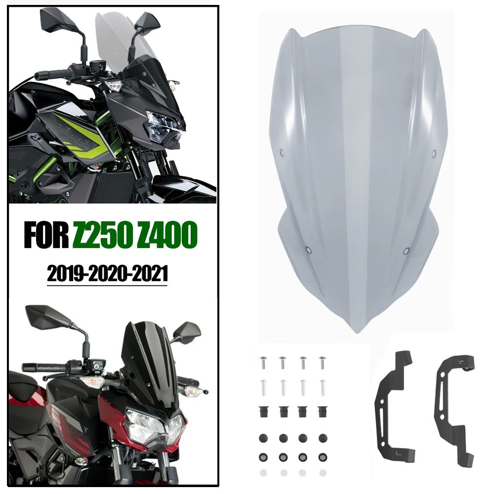 Motorcycle Windshield Windscreen Airflow Wind Deflectors Fly Screen Visor Protector For Kawasaki Z400 Z250 2019 2020 2021 Z 400
Motorcycle Windshield Windscreen Airflow Wind Deflectors Fly Screen Visor Protector For Kawasaki Z400 Z250 2019 2020 2021 Z 400