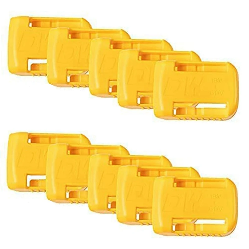 10 Packs Battery Holder Dock Mounts For Dewalt 20V 60V Battery, Wall Panel Shelf Belt Clip Storage Organizer Protector
10 Packs Battery Holder Dock Mounts For Dewalt 20V 60V Battery, Wall Panel Shelf Belt Clip Storage Organizer Protector